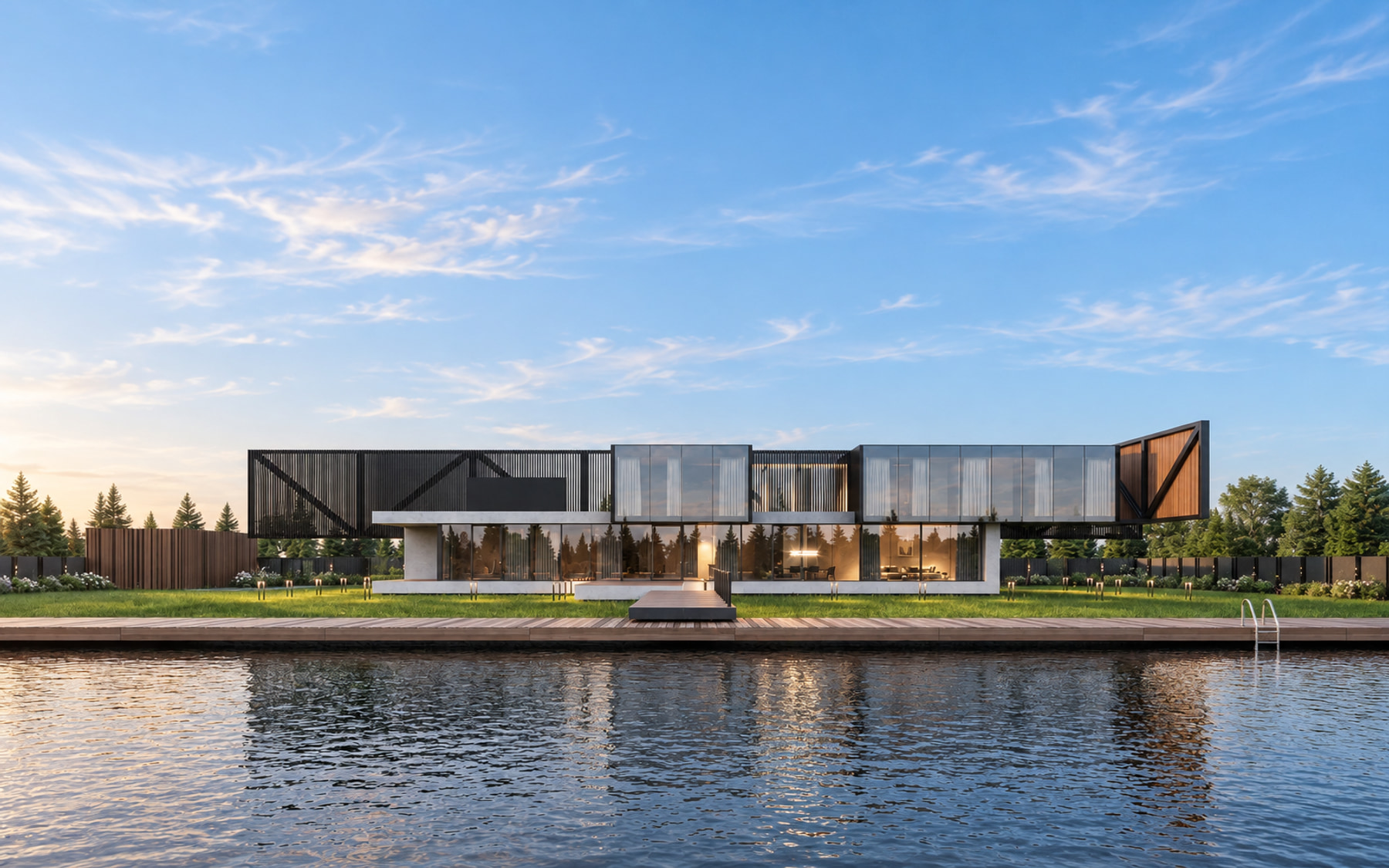 The house from the water